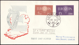 Irlande - Ireland - Irland FDC3 1960 Y&T N°146 à 147 - Michel N°146 à 147 - EUROPA - FDC