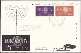 Irlande - Ireland - Irland FDC6 1960 Y&T N°146 à 147 - Michel N°146 à 147 - EUROPA - FDC