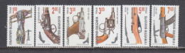 Bulgaria 1993 - Firearms Development, Mi-Nr. 4073/78, MNH** - Ungebraucht