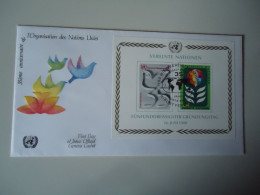 UNITED NATIONS  FDC  SHEET 1980 - Storia Postale