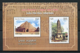 INDIA 2017 INDIA - VIETNAM / VIET NAM JOINT ISSUE 2v Miniature Sheet MS MNH As Per Scan - Klöster