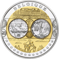 Belgique, Médaille, L'Europe, Politics, Society, War, FDC, Argent - Andere & Zonder Classificatie