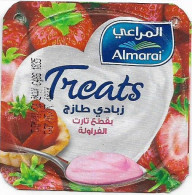 Egypt - Couvercle De Yoghurt  Almarai Natural Yoghurt Strawberry Tarte (foil) (Egypte) (Egitto) (Ägypten) (Egipto) - Milchdeckel - Kaffeerahmdeckel