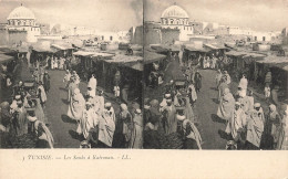 TUNISIE - Les Souks à Kairouan - LL - Animé - Carte Postale Ancienne - Tunesien
