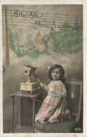 ENFANTS - Une Petite Fille Au Bout Du Téléphone - Colorisé - Carte Postale Ancienne - Portretten