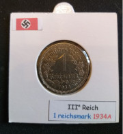 Pièce De 1 Reichsmark De 1934A (Berlin) - 1 Reichsmark