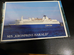 Cpsm "Kronprins Harald " Bateau Norvège Color Line - Ferries