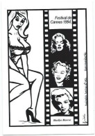 CPM LARDIE JIHEL Marilyn Monroe Pin Up Cannes Cinéma  Tirage Limité Signé En 50 Exemplaires - Lardie