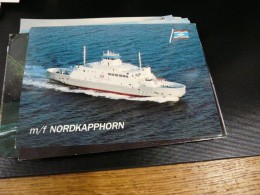 Cpsm Bateau Norvège " Nordkapphorn  " Finmark Fylkes  Rederi 1990 Hommelvik - Ferries