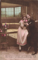COUPLE - Pour Ceux Que La Tendresse, Un Jour, A Rapproché - Nox - Colorisé - Carte Postale Ancienne - Couples