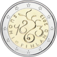 2013 FINLANDE - 2 Euros Commémorative - 150ème Anniversaire Du Parlement De 1863 - Finlande