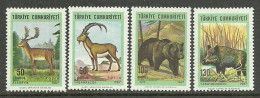Turkey; 1967 Game Animals (Complete Set) MNH** - Unused Stamps