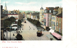 FRANCE - Pau - Vue Sur La Rue Nouvelle Halle - Colorisé - Carte Postale Ancienne - Pau