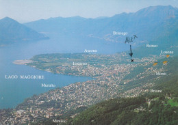 (D-ST282) - LAGO MAGGIORE,  PANORAMA DALL'AEREO - Muralto