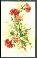 20695 - Catharina Klein (1861-1929) - Fleurs -  Bouquet D’œillets Et Muguets De Mai  - No 11609 - Klein, Catharina