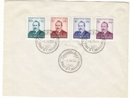 Luxembourg - Lettre FDC De 1952 - Oblit Luxembourg -  Valeur 55 Euros - Oblitéré = 50 € - Cartas & Documentos