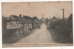 CPA  LE CIRCUIT DE PICARDIE  Le Passage A Domart 1905 - Manifestations