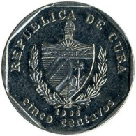 CUBA - 1998 - 5 Centavos - KM 575.2 - CASA COLONIAL - UNC - Cuba