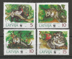 LV 1994 FAUNA, LETONIA, 1 X 4v, MNH - Rongeurs