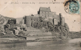 FRANCE - Environs De Puy - La Route Sur Loire Et Château Gothique - Carte Postale Ancienne - Le Puy En Velay