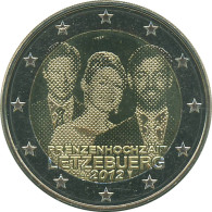 2012 LUXEMBOURG - 2 Euros Commémorative - Mariage Princier - Luxemburg