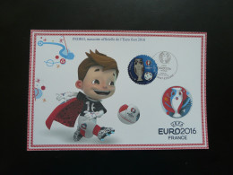 Carte FDC Card Football UEFA Saint-Etienne 42 Loire France 2016 - Championnat D'Europe (UEFA)