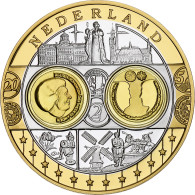 Pays-Bas, Médaille, L'Europe, Politics, Society, War, FDC, Argent - Altri & Non Classificati