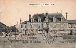 FRANCE - Linas - Vue Générale De La Mairie - Carte Postale Ancienne - Sonstige & Ohne Zuordnung
