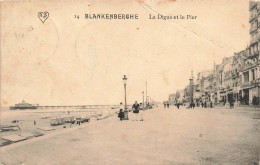 BELGIQUE - Blankenberge - La Digue Et Le Pier - Carte Postale Ancienne - Blankenberge