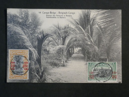 C CONGO BELGE BELLE CARTE  1922 STANLEYVILLE A LONS LE SAULNIER FRANCE +AFFR. INTERESSANT+++ - Cartas & Documentos