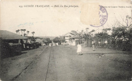 GUINEE FRANCAISE - Boké - Vue Sur La Rue Principale - Carte Postale Ancienne - Guinea Francesa