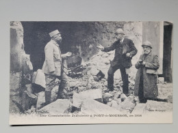 Une Constatation Judiciaire à Pont à Mousson En 1918 , Sujet Rare Sur Carte Postale - Pont A Mousson