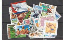 SPORTS:  Beau Lot De 25 Timbres Sports Grands Formats Oblitérés, Tous Différents,  1 ère Qualité  # 8 - Mezclas (max 999 Sellos)