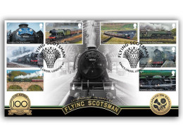 2023 Flying Scotsman FDC - Last QEII Stamp Issue - 2021-... Decimale Uitgaven