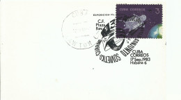 CUBA,  TARJETA  TEMA  ESPACIAL - South America