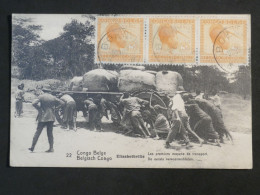 AD21 CONGO BELGE BELLE CARTE  1922 STANLEYVILLE A LONS LE SAULNIER FRANCE +AFFR. INTERESSANT+++ - Briefe U. Dokumente