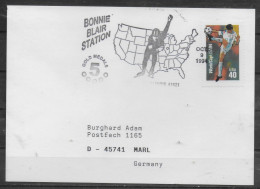 USA  Carte 1994  Patinage De Vitesse Football - Eiskunstlauf