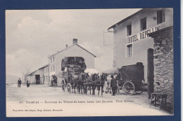 CPA [38] Isère > Villard-de-Lans Courrier Attelage Circulée - Villard-de-Lans