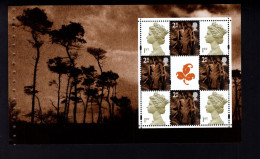 1919391885 2000 SCOTT 18A  (XX) POSTFRIS MINT NEVER HINGED  -   BOOKLET PANE  - TREES - Wales