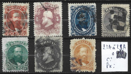 BRESIL 23A à 29A Oblitérés Côte 79.50 € - Used Stamps