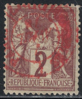PARIS - IMPRIMES - ROUGE - SAGE - N°85. - 1876-1898 Sage (Type II)