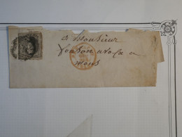 AD21   BELGIQUE   LETTRE  1852  POUR MONS +10C +AFF. INTERESSANT+ ++ - 1849-1865 Medaglioni (Varie)