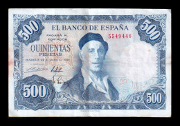 España Spain 500 Pesetas Ignacio Zuloaga 1954 Pick 148 Sin Serie Mbc/+ Vf/+ - 500 Pesetas