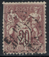 LEVEE EXCEPTIONNELLE - E1 - LE 19 AVRIL1878 - SAGE - N°67 - DENTS COUPES. - 1876-1898 Sage (Type II)