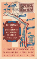 ECOLES - Exposition De L'enseignement Catholique Français - Colorisé - Carte Postale Ancienne - Ecoles