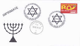 DEPORTEES FROM TRANSYLVANIA TO NAZI CAMPS, JEWISH, RELIGION, SPECIAL COVER, 2004, ROMANIA - Judaísmo