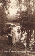 COUPLE - Ami Cher, En Jurant D'être à Vous Pour Toujours - Couple Au Bord D'un Lac - A NOYER - Carte Postale Ancienne - Couples