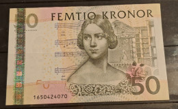 SWEDEN - 1986 50 Kronor XF Banknote As Scans - Suecia