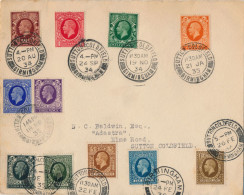 1934-36 Photogravure Definitives Full Set FDC - ....-1951 Vor Elizabeth II.