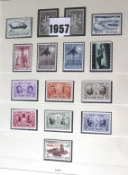 ANNEE  1957    COMPLETE  ET    NEUVE  ** MNH  (  COB  :   253,15 €   !!! ) - Années Complètes